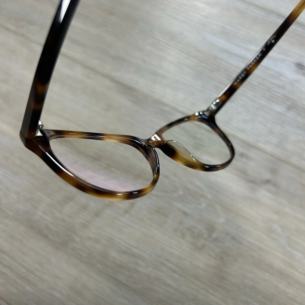 Warby Parker x Noah Shea M 225 Brown Tortoise Eyeglasses **Frames Only**